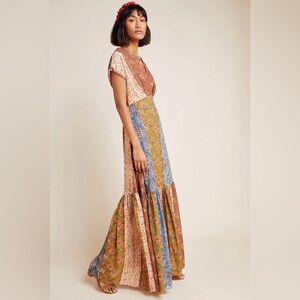 NWT Anthropologie Sachin and Babi Angelica Maxi Dress Size 4